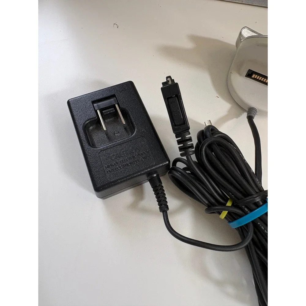 Sony CLIE Cradle Docking Station with PEGA-AC510 AC Adapter 5.7V Silver UNTESTED